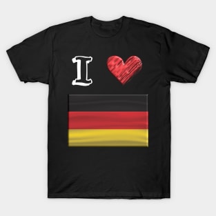 I love Flag from Germany T-Shirt